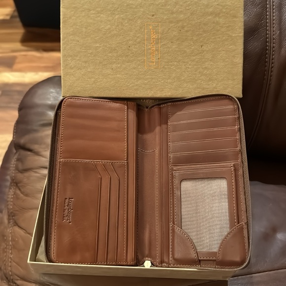 LONGABERGER BEAUTIFUL NEW CHECKBOOK WALLET!!! - Picture 5 of 5